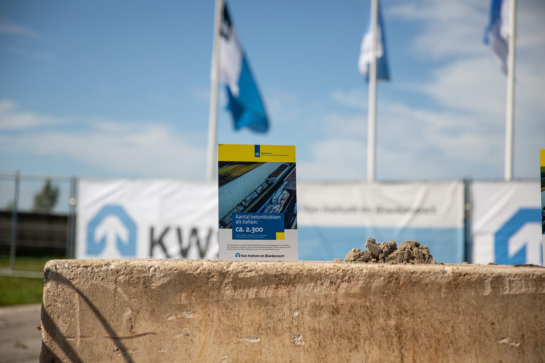 Rijkswaterstaat. Vormgeving en communicatie voor een bouwproject voor Rijkswaterstaat. 